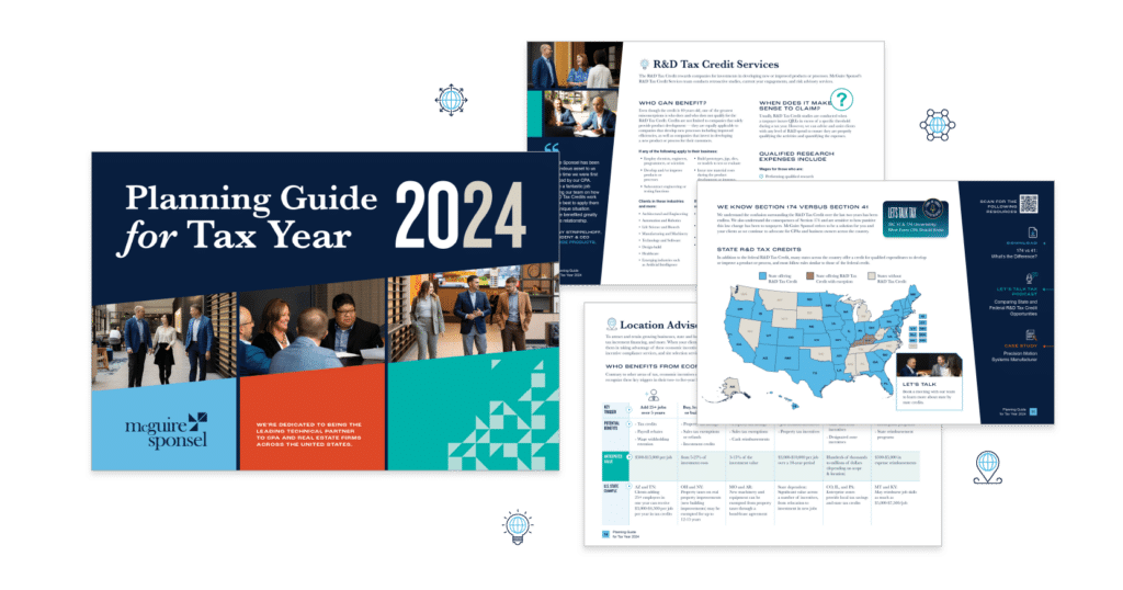 Planning Guide for Tax Year 2024 McGuire Sponsel